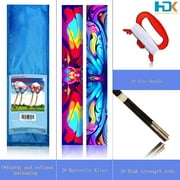 HENGDA KITE 2pack Butterfly Kites with Flying Tools Easy Control Outdoor Toy Polyester