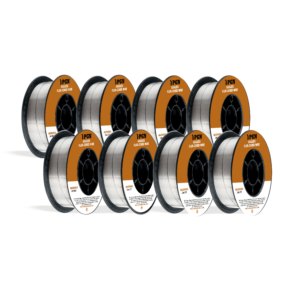 (8 Spools) PGN Flux Core MIG Wire E71TGS 0.030 Inch, 10 Pound