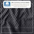 thumbnail image 3 of Great Bay Home Quick Dry Diamond Waffle 6 Piece Hand Towel Set, Stone Blue, 3 of 7