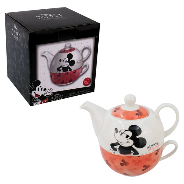 Juego De Té De Porcelana Morado Con Diseño De Búho, 3 Piezas
