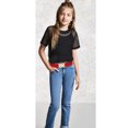 thumbnail image 3 of Kids Girls Belts Adjustable Elastic Belts with Heart Buckle Fashion Versatile Skinny Waistband One Size, 3 of 3