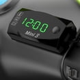 thumbnail image 4 of LCD Display Voltmeter Waterproof IP67 Digital Time Clock for Scooter Car Boat Thermometer,Blue Light, 4 of 6
