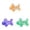 #10 Orange & Purple & Green, variant on YEPGAR Glitter Maltose Balloon Dog Stress Soft Sensory Flexible Calming For Teens Adults Workers Students Study Break (Orange & Purple)