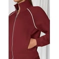 thumbnail image 3 of PRETTYGARDEN Womens 2 Piece Outfits Sweatsuits Fall Full Zip Sweatshirts Workout Pants Matching Lounge Sets Tracksuits, 3 of 8