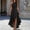 *Black, variant on Women's Halter Sleeveless High Waist Asymmetrical Maxi Dress,Casual Flowy Ruffle Hem Party Dress Purple,Women's Plus L