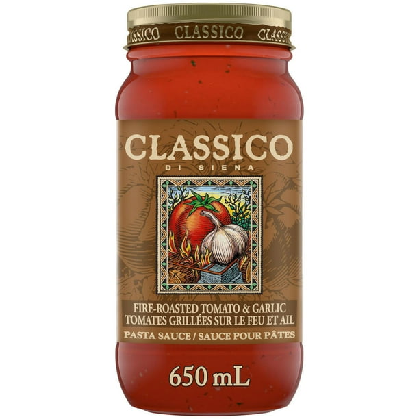 Classico Fire Roasted Tomato & Garlic Spaghetti Pasta Sauce, Fire