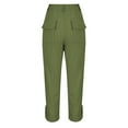thumbnail image 6 of BILIKEYU Women's Elastic Waist Loose Fit Casual Outfits, womens pants, women's clothing, cargo pants women baggy, 6 of 6