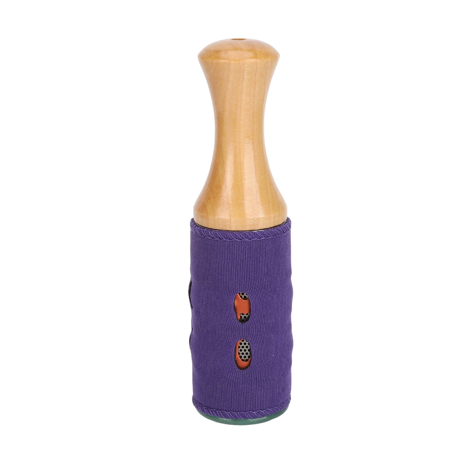 Yajisi Moxa Stick Burner Holder Multi Holes Quickly Heating Reduce Fatigue Moxibustion Stick Massage Roller with Fabric Sleeve for Face and Body Therapy Tool (7.09 inches / 18 cm)