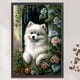thumbnail image 3 of Hilo de bordar completo Eco-algodón 11CT impreso perro con flor Wdftyju, 3 of 9