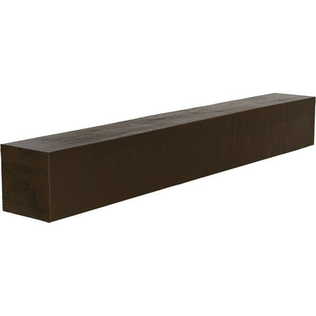 

Ekena Millwork 4 H x 6 D x 72 W Rough Cedar Faux Wood Fireplace Mantel Burnished Mahogany