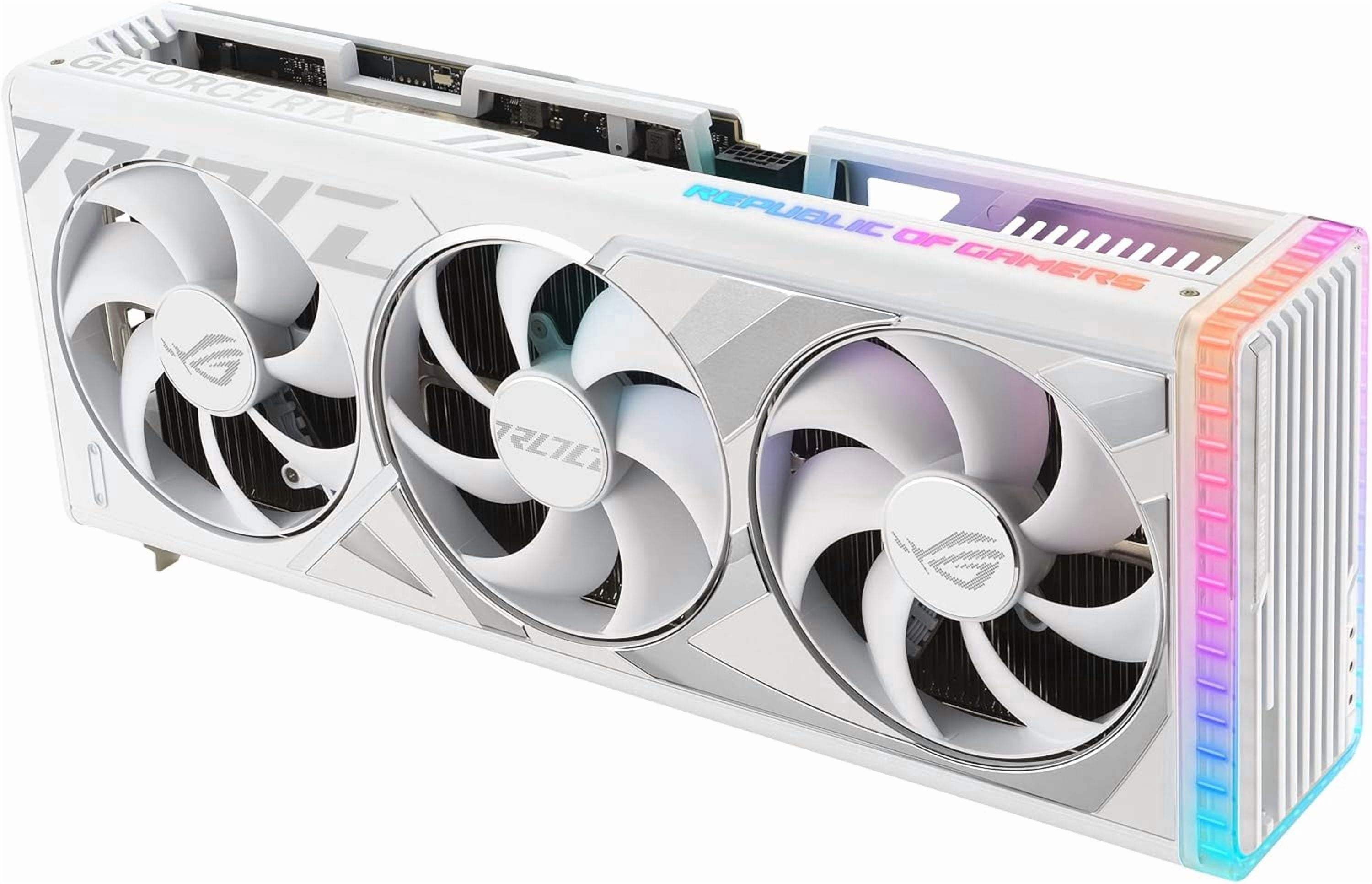 Restored ASUS ROG Strix RTX 4080 Super OC White 16GB GDDR6X Video Graphics Card (Refurbished)