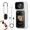 White, variant on Mini Body Camera, 2.7K Pocket Video Camera with 1.47’’ LCD Screen Magnetic, 180 ° Rotating Lens Supports Audio & Video, Wide-angle Shooting for Daily Bike Cycling Vlogging Pet Walk Swim (Black)