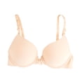 thumbnail image 3 of YOIAVAIOY Women's Wireless Solid Bra 4 Row 3 Hook Racerback Lift Ladies Everyday Lingerie Beige XXL, 3 of 6