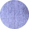 thumbnail image 1 of Ahgly Company Machine Washable Indoor Round Oriental Blue Modern Area Rugs, 6' Round, 1 of 4