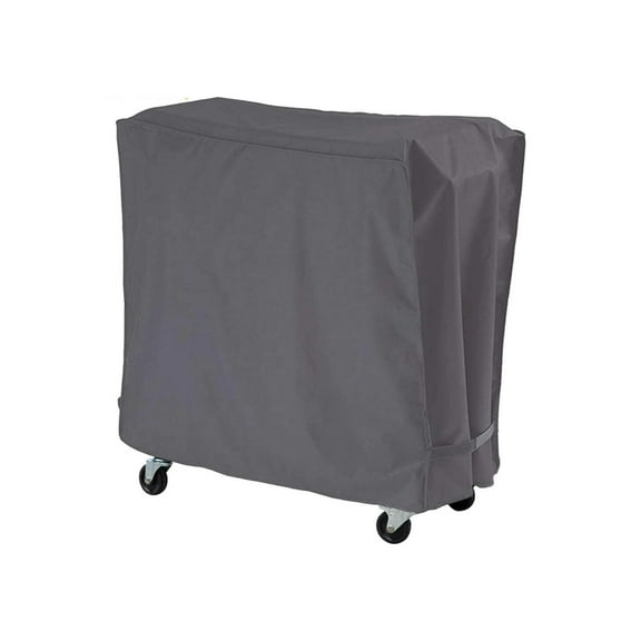 Patio Cooler Cart Cover Waterproof with UV Coating, Heavy Duty Outdoor Beverage Cart Patio Ice Chest Protective Covers, Gray