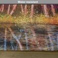thumbnail image 6 of Ambesonne Forest Place Mats Set of 4, Autumn Trees by Lake, Standard Size, Grink Purple, 6 of 6