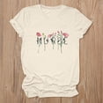 thumbnail image 2 of Nurse Graphic Tees for Women 2026 Summer Casual Short Sleeve Crewneck Nurse T Shirts, 2 of 3