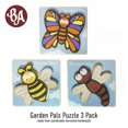 thumbnail image 1 of BeginAgain AZN1923 Garden Pals Puzzles - Set of 3, 1 of 1