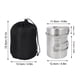 thumbnail image 2 of Juego de Utensilios de Cocina de Acero Inoxidable Octpeak para Camping, 2 of 7