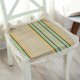 thumbnail image 1 of Cojín de silla de lino de algodón | Almohadilla de asiento de oficina tejida con seda hielo de verano | Espuma de soporte de enfriamiento transpirable | 15,75 x 15,75 pulgadas | Silla de computadora, 1 of 5