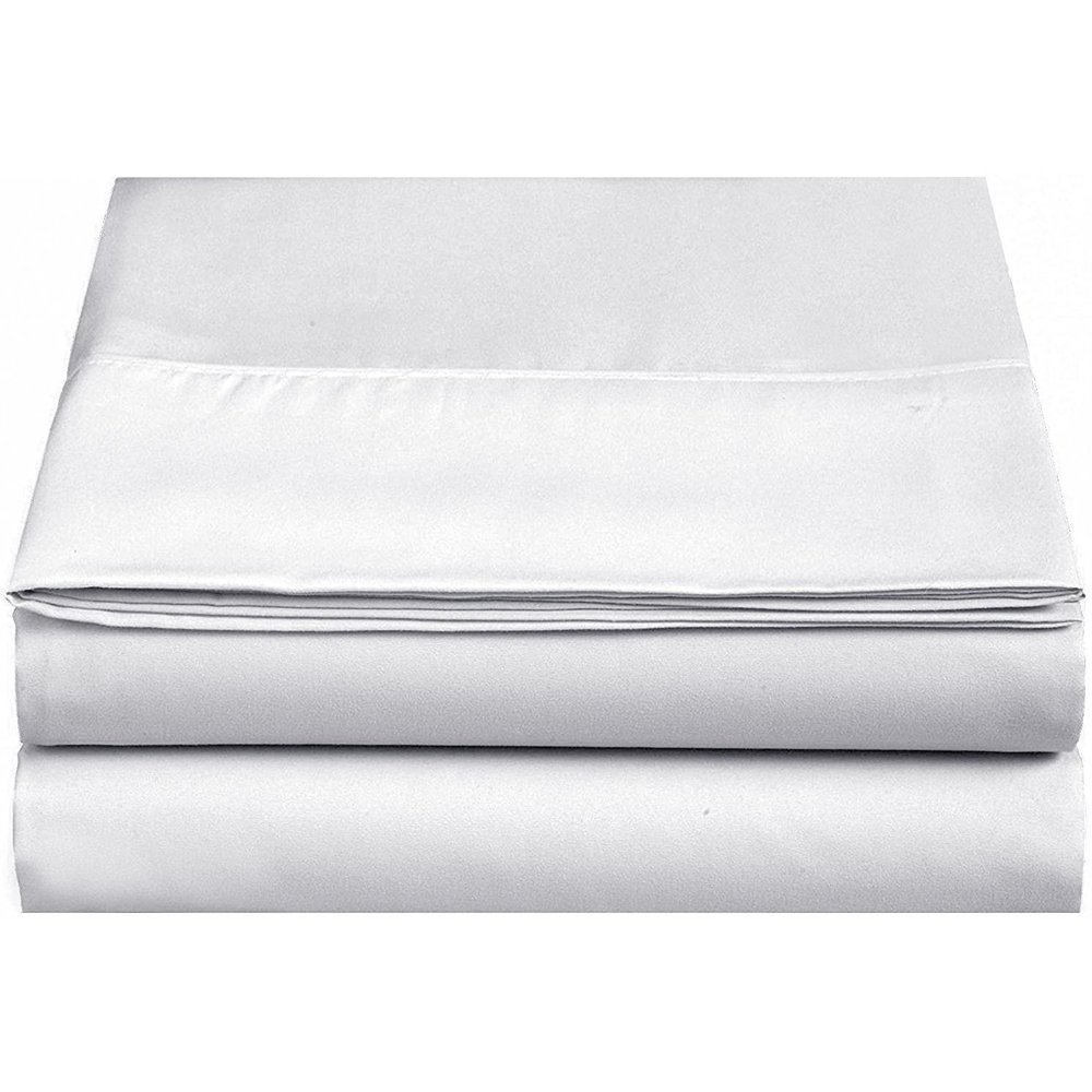 Flat Sheets/Top Sheets (2Piece ), Double Brushed Microfiber,Ultra Soft