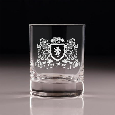 

Creighton Irish Coat of Arms Old Fashioned Tumblers - Set of 4