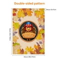 thumbnail image 2 of Versatile Thanksgiving Turkey Garden Flags for Outdoor for House Front Door Balcony 28x40 Inches Pie Pumpkins Double-Side Outdoor Garden Flag Washable Cartoon Thanksgiving Day Camping Flag, 2 of 6