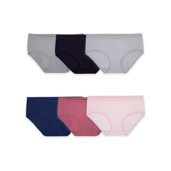Fruit of the Loom Women's 360 Stretch Seamless Underwear, 6-Pack, Sizes S-2XL