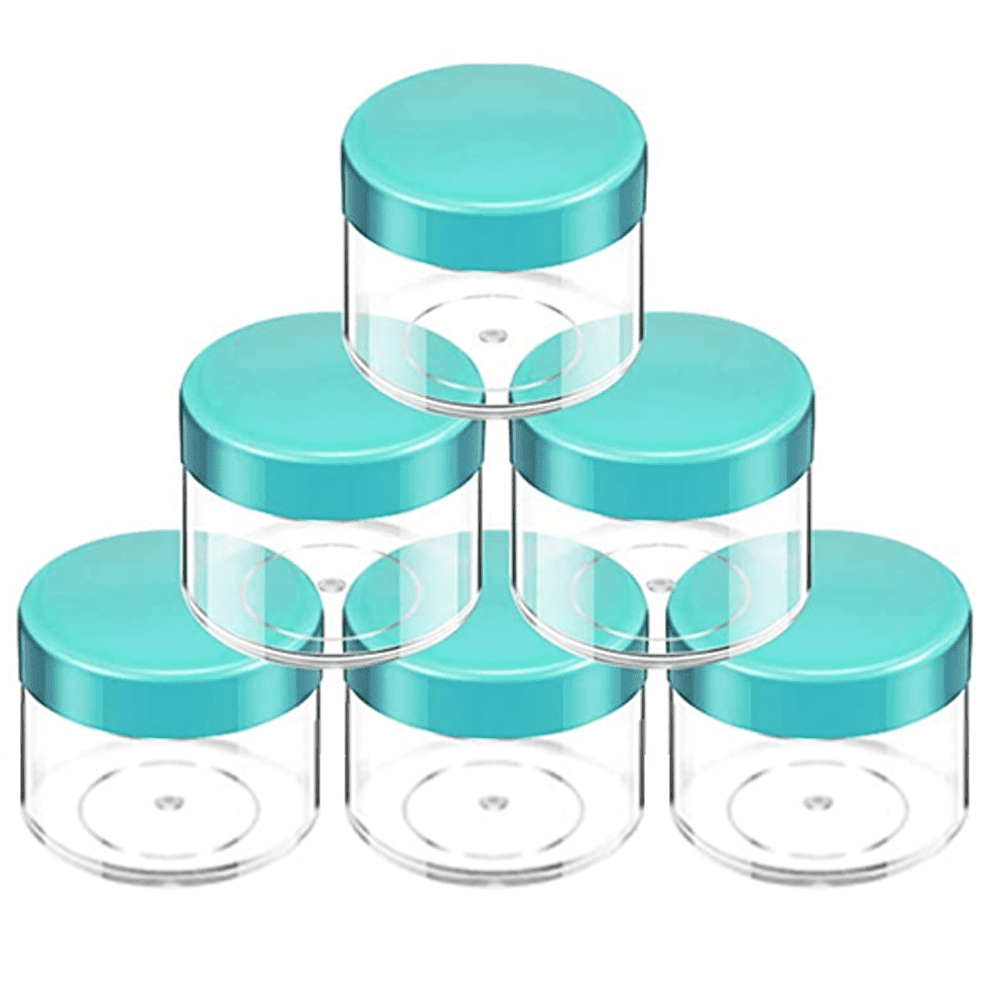 UPlama 24 Pack Cosmetic Containers, Plastic Sample Containers With Lids  With Inner Liners Leakproof Wide-Mouth Travel Containers Jars Pots For