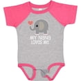 thumbnail image 3 of Inktastic Nana Loves Me for Grandkids Boys or Girls Baby Bodysuit, 3 of 5