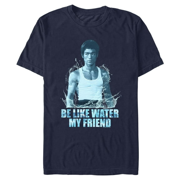 Mens Bruce Lee Be Like Water T Shirt