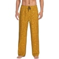 thumbnail image 1 of Balery Gold Glitter Pantalones de pijama para hombre, pijama ultraligero, pantalón de descanso-Large, 1 of 6