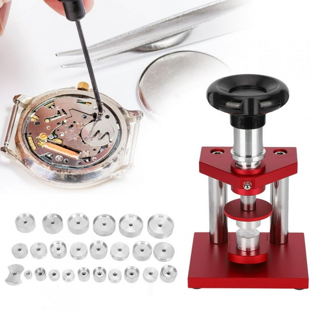 Prensa para relojes, máquina para cerrar tapas traseras de relojes, máquina para tapar tapas traseras de relojes, artesanía superior