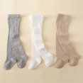 thumbnail image 3 of JUNWELL 3 Pcs/ensemble Collants Basiques Unis pour Filles, 3 of 7