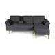 thumbnail image 2 of Sala Modular Reversible Makora Brunello Con Memory Foam, Color Gris Oxford, Lino Respaldo Reclinable De 3 posiciones., 2 of 10
