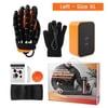 Robotic Rehabilitation Gloves, Finger and Hand Function Rehabilitation Robot Gloves, Hand Strengthener Stroke Recovery Equipment with Mirror Glove, Left Hand, XL