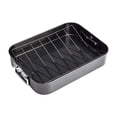 thumbnail image 4 of HBFAGFB Large Double Layer Non-Stick Turkey Baking Tray with Rack, Water Absorbing for Ovens, 4 of 5