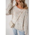thumbnail image 6 of Redhotype Style Your Season with Our Trendy Distressed Knit Sweater!, 6 of 8