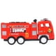 thumbnail image 1 of EeaseMX Camión de bomberos de juguete con música y luz de lámpara, modelo de coche, simulación de camión de juguete, juguete para niños, color rojo, 1 of 7