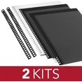 thumbnail image 1 of GBC ProClick The Do-It-Yourself Presentation Kit, 0.3125 Inch Spine Diameter, Black, 2 Sets per Pack (2515665P), 1 of 3
