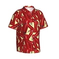 thumbnail image 2 of Bixox Men's Hawaiian Shirts Men's Fire Extinguisher Print Short-Sleeve Shirt-X-Large, 2 of 8