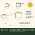 thumbnail image 7 of Cuisinart Advantage Pro Series 13-Piece Stainless Steel Cookware Set, 7 of 7
