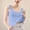 Light Blue, variant on Womens Tank Tops Solid Color Seamless Lightweight Ice Silk Sleeveless Slightly Deep Round Neck Daily Casual Base Tops