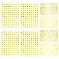 CCOCC 100 Sheets Star Stickers Gold Self-adhesive Decals Reward for Adults,Children,and Students
