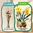 thumbnail image 4 of Flowers Botanicals Lily Building Set, Artifical Plants Bonsai Building Blocks Toys for Adults,Indoor Home Office Decor (296Pcs), 4 of 7