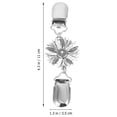 thumbnail image 4 of Miangastore Scarf Buckle Silver 2Pcs 4.3X1.4X0.4In, 4 of 9