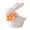 Orange, variant on Easter Decorations for Home,Ceramic Decor,Ceramic White Rabbits Easter Bunny Decorations Porcelain Bunny Rabbit for Easter Decoration Ceramic Bunny Figurine Statues for Home Decor Bunny(Blue)