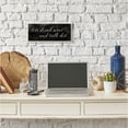 thumbnail image 2 of Lets Drink Wine Funny Family Word Design Wall Plaque Art by Daphne Polselli, 2 of 6