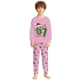 thumbnail image 2 of MAIHAN-Christmas 67 Shirts and Pants Outfit Set for Kids Six Seven 6 7 meme 2Pcs Pajamas Clothes Set Boys Girls Outfit(B-Pink,Pink), 2 of 4