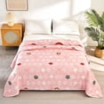 thumbnail image 6 of Summer Cooling Quilt Lightweight Floral Print Blanket Washable Bedspread for Sofa and Bed, 6 of 6